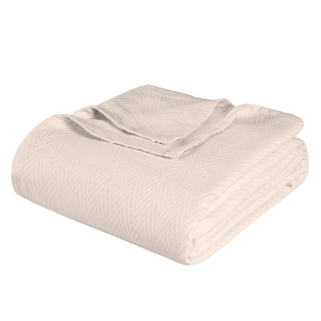 Metro Zig-Zag Chevron All-Season Bedding Cotton Blanket