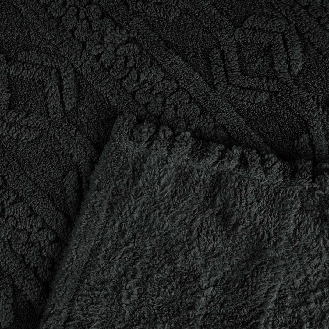 Arctic Boho Jacquard Plush Fluffy Fleece Blanket