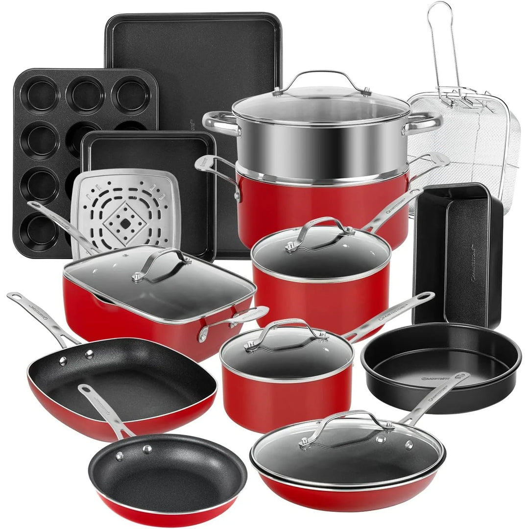 20 Piece Nonstick Cookware and Bakeware Set