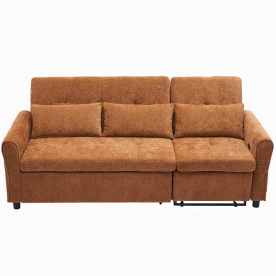 2-In-1 Sofa with Pull-Out Sleeper & Reversible Recliner by