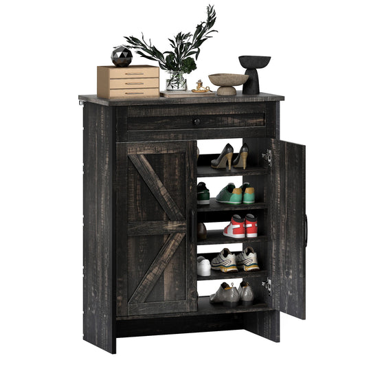 Shoe Storage Cabinet with Drawers Entryway Shoe Storage