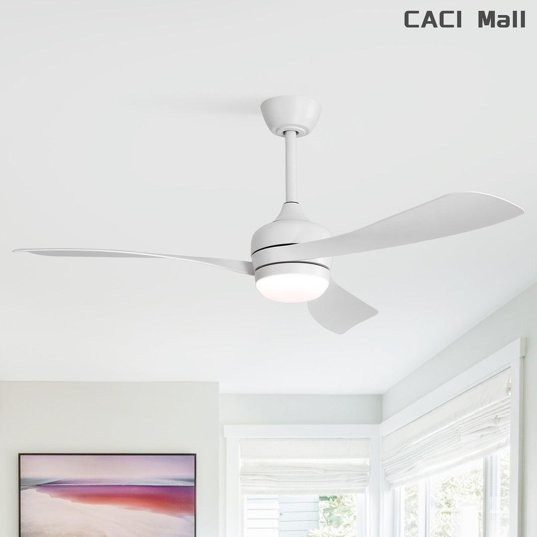 Sofucor 52/60 Inch Ceiling Fan with Integrated LED Light and Remote Control Quiet DC Motor