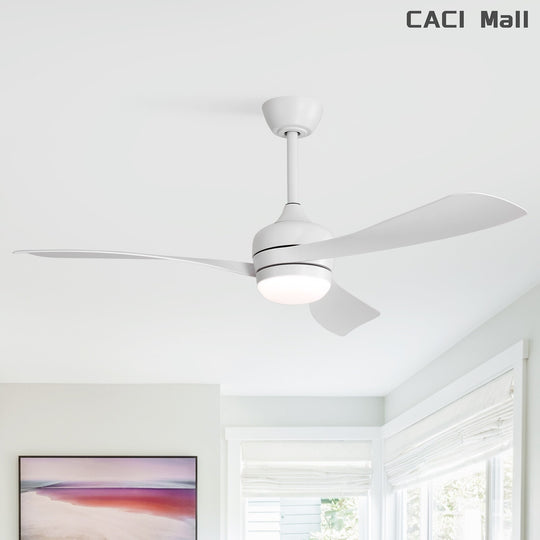 Sofucor 52/60 Inch Ceiling Fan with Integrated LED Light and Remote Control Quiet DC Motor