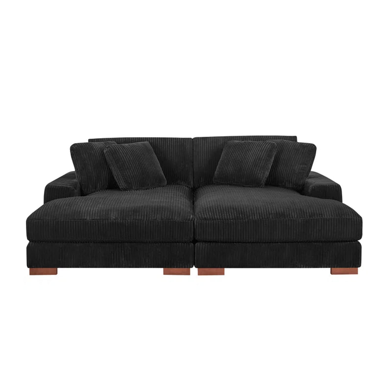 Drinel 90'' Square Arm Sofa