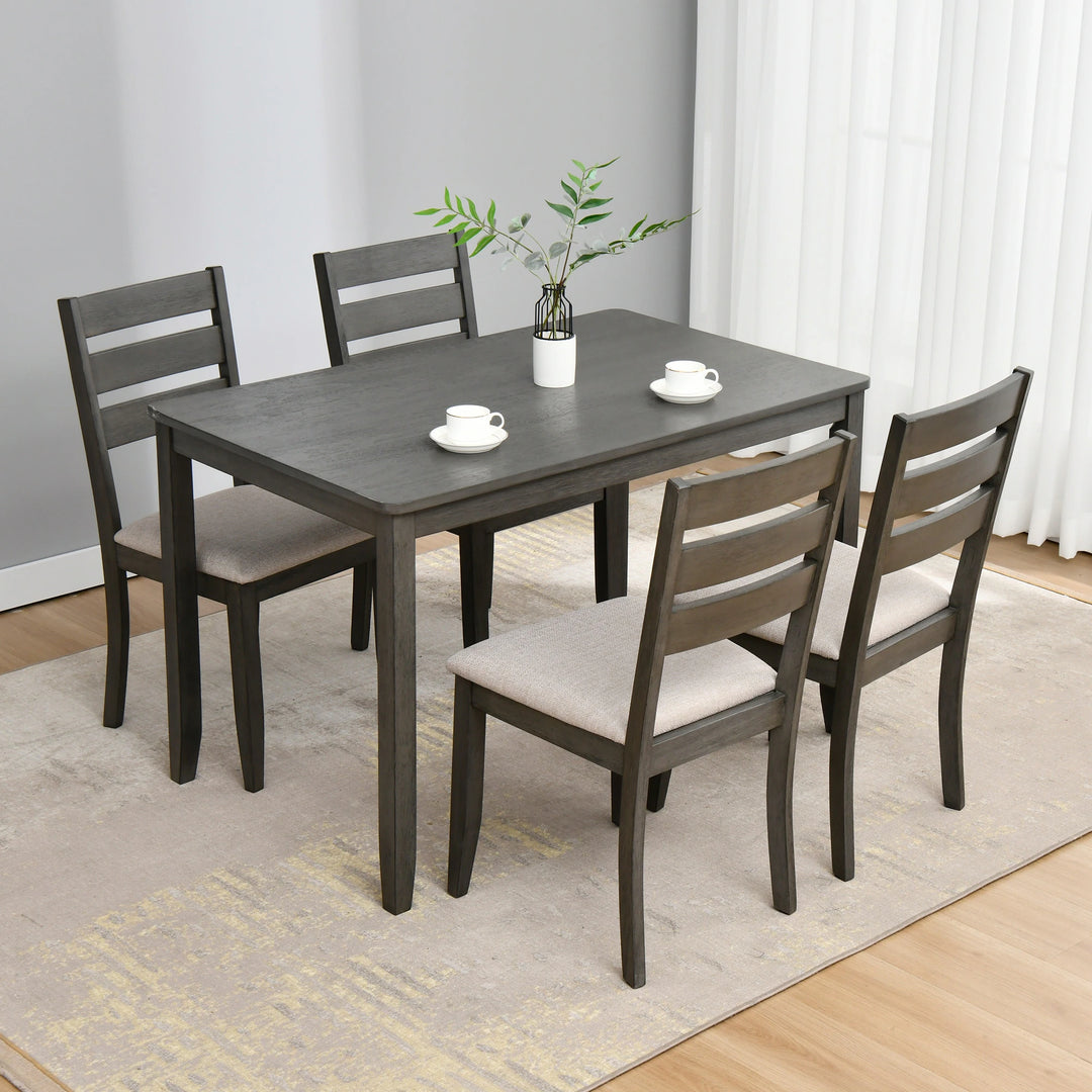 Solid Wood 47" Length Dining Room Table (Chairs Not Included)