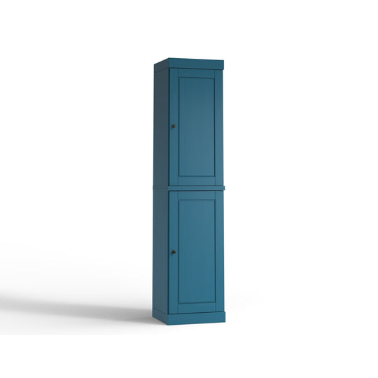 100% Solid Wood Bathroom Storage Cabinet, Adjustable Shelves, 16.5" Wide, 35.75" Tall