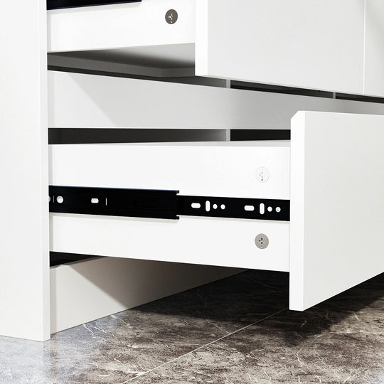 63"W 9 Drawer Dresser Accent Dresser for Living Room Bedroom Chest