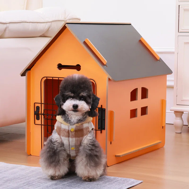 Wooden Movable Dog House