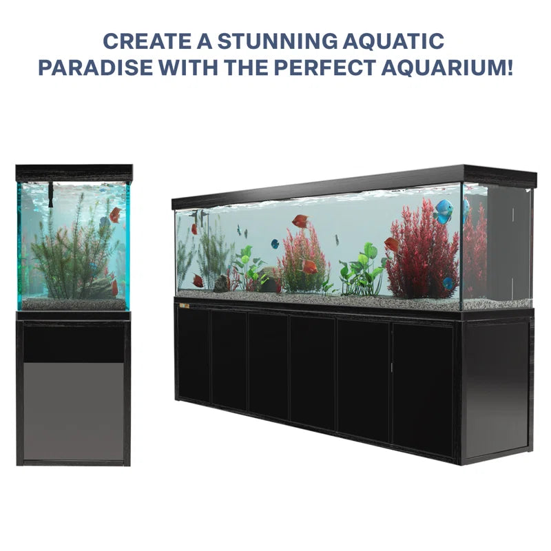 500 Gallon Tempered Glass Aquarium Black
