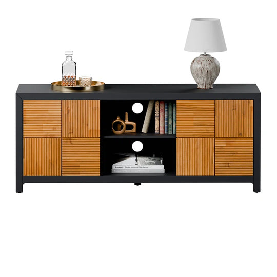 Vivian Jade Solid Wood Fully Assembled TV Stand for Tvs up to 60"
