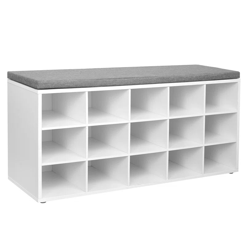 Jurina 15 Pair Shoe Storage Bench