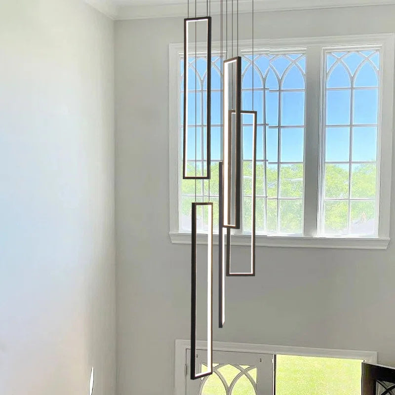 Savea 5-Light High-Ceiling Dimmable Cluster Pendant