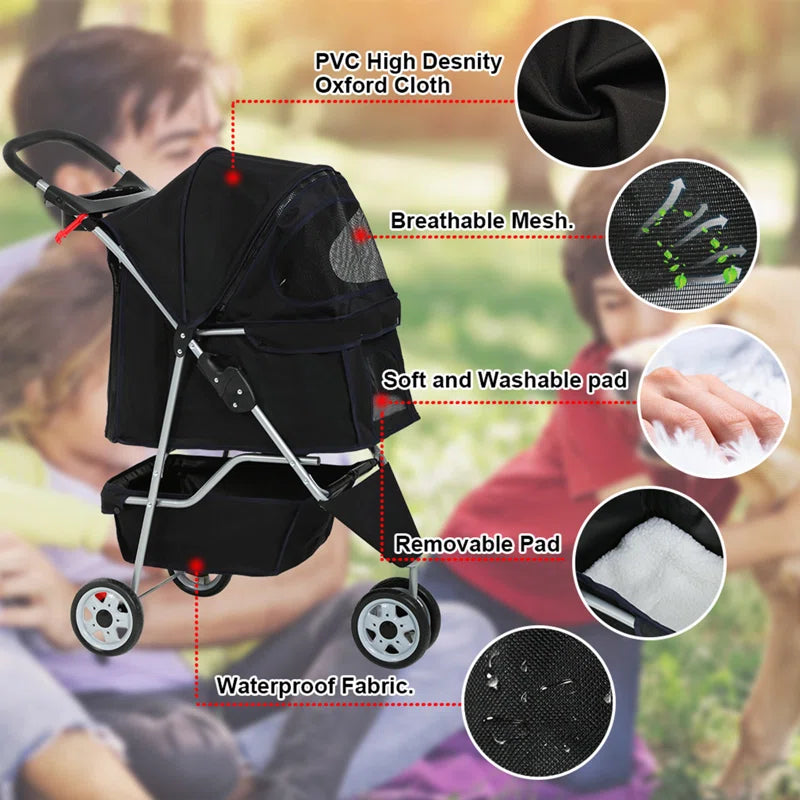Foldable Pet Stroller