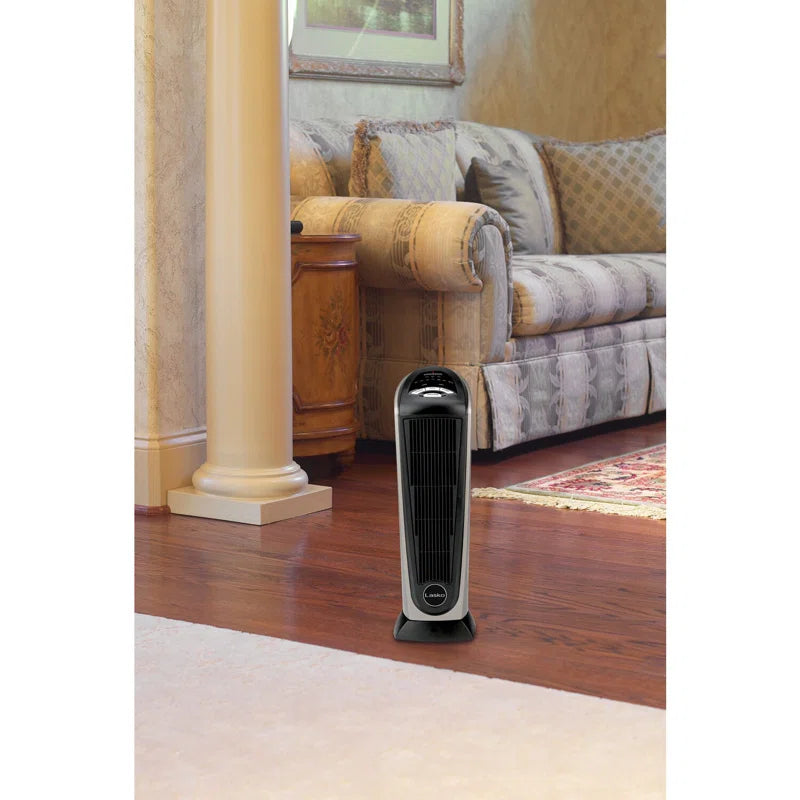 Ceramic 1,500 Watt Portable Electric Tower Heater with Remote Control