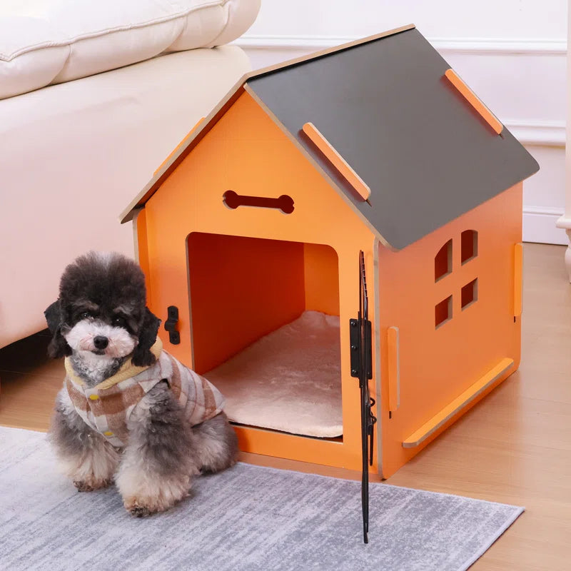 Wooden Movable Dog House