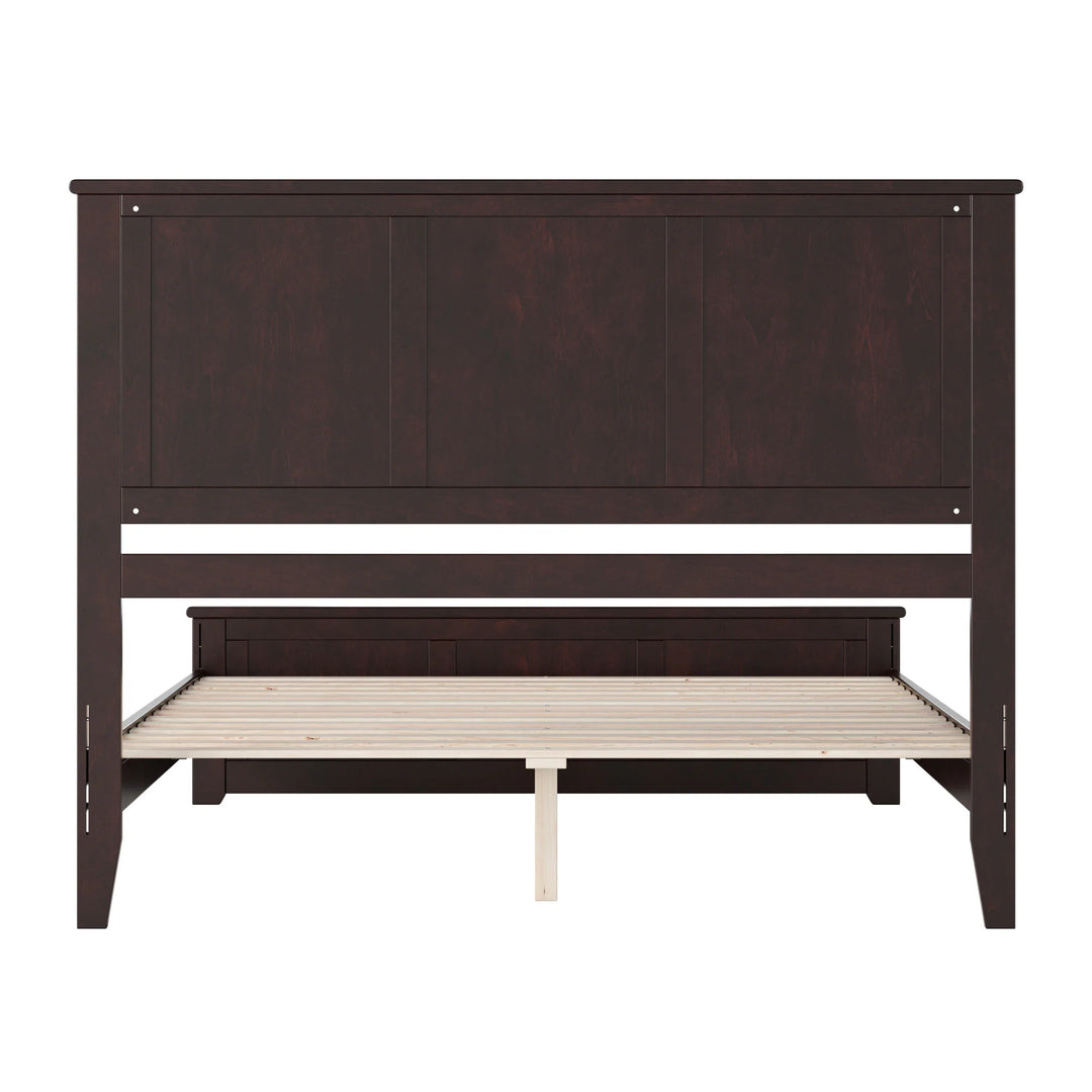 Charlotte Solid Wood Low Profile Platform Bed with Matching Footboard