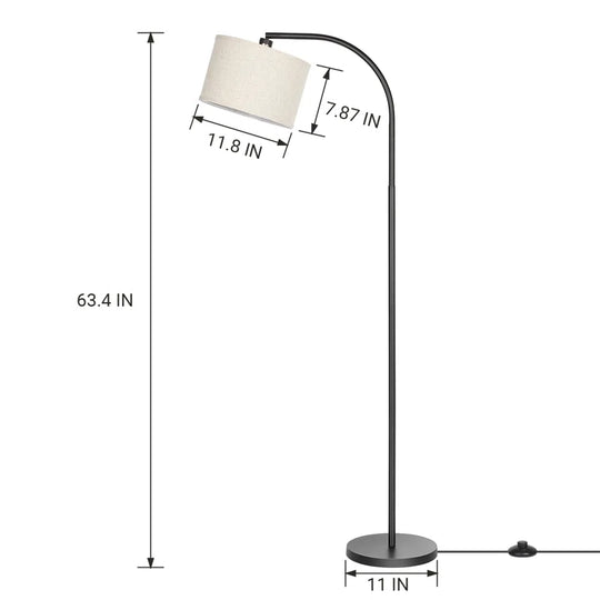 Kjeld 63" Arched Floor Lamp