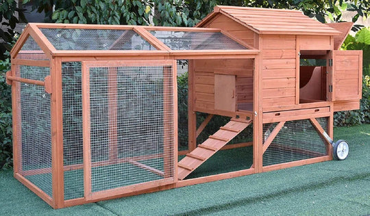 Aynsley 19 Square Feet Chicken Coop with Chicken Run for up to 4 Chickens
