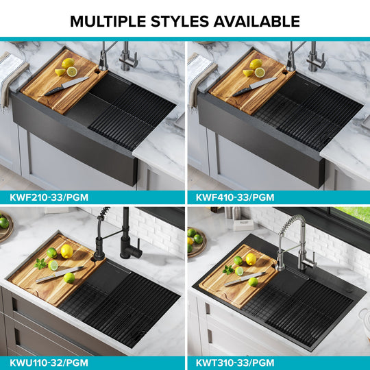 Kore Workstation Drop-In Stainless Steel Kitchen Sink