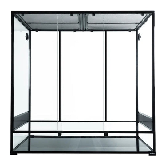 180 Gallon Large Reptile Terrarium, 48" X 24" X 36" Glass Reptile Tank Tall & Wide Terrarium Tank with Double Sliding Door