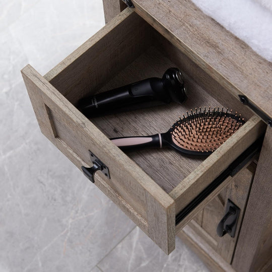 Farmhouse Slim Bathroom Storage Cabinet, 68" Tall Storage Cabinet