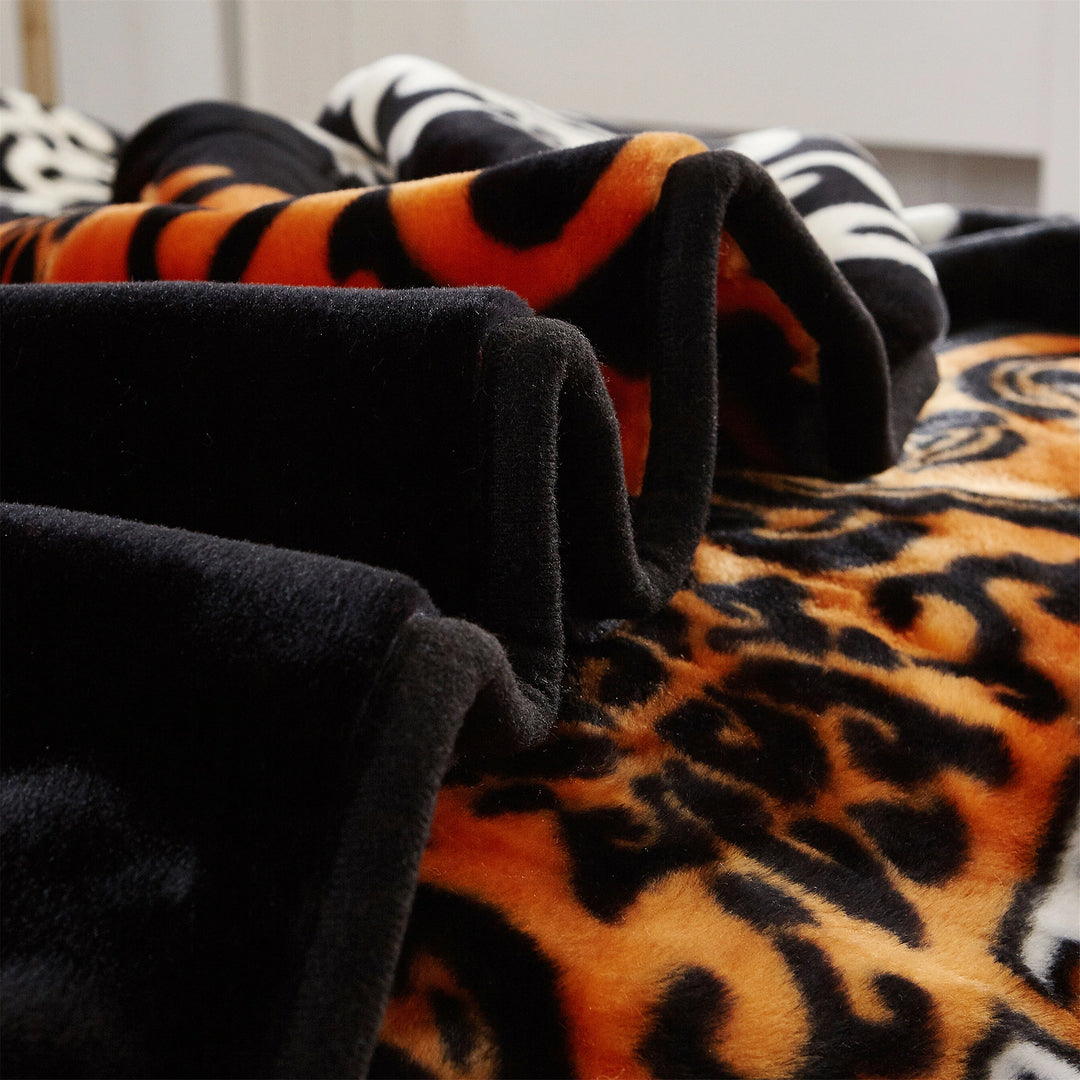 Heavy Korean Mink Fleece King Size Blanket, Christmas Gift for Parents