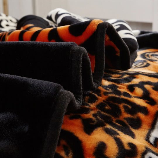 Heavy Korean Mink Fleece King Size Blanket, Christmas Gift for Parents