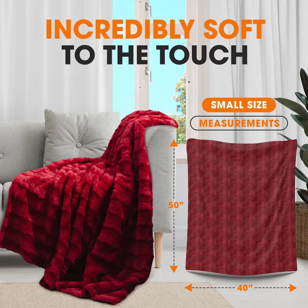 40 X 50 Ultra Soft Faux Fur Throw Blanket