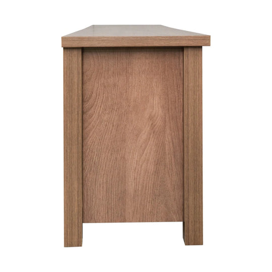 Classic TV Stand for up to 80" Tvs-Glass Fronted Doors-Modern Finish - 65"W X 16"D X 23.625"H