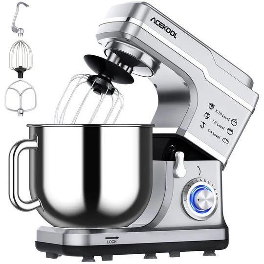 7.5 Quarts 10 Speed Tilt Head Kitchen Stand Mixer