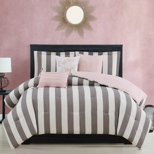 Juicy Reversible Cabana Stripe Bedding Set