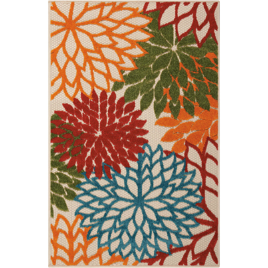 Aloha Floral Modern, Indoor/Outdoor Area Rug