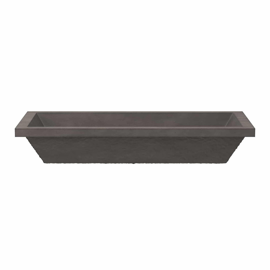 Arcata Nativestone Concrete Undermount Trough Bathroom Sink