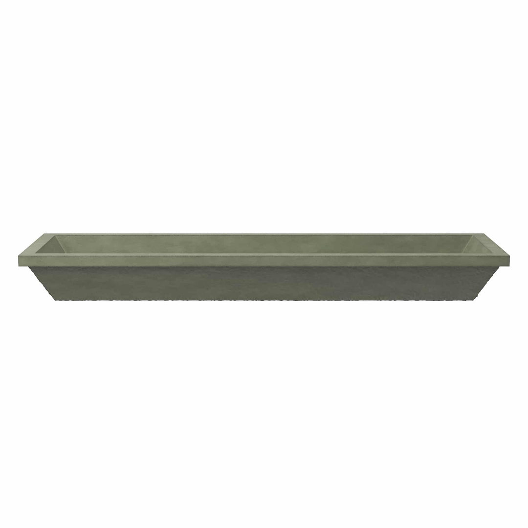 Arcata Nativestone Concrete Undermount Trough Bathroom Sink