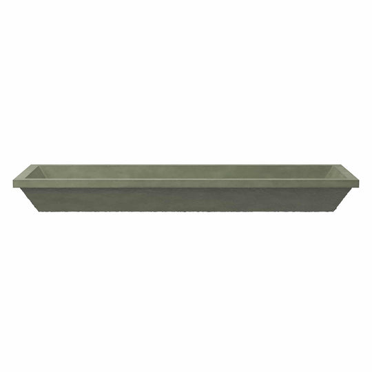 Arcata Nativestone Concrete Undermount Trough Bathroom Sink