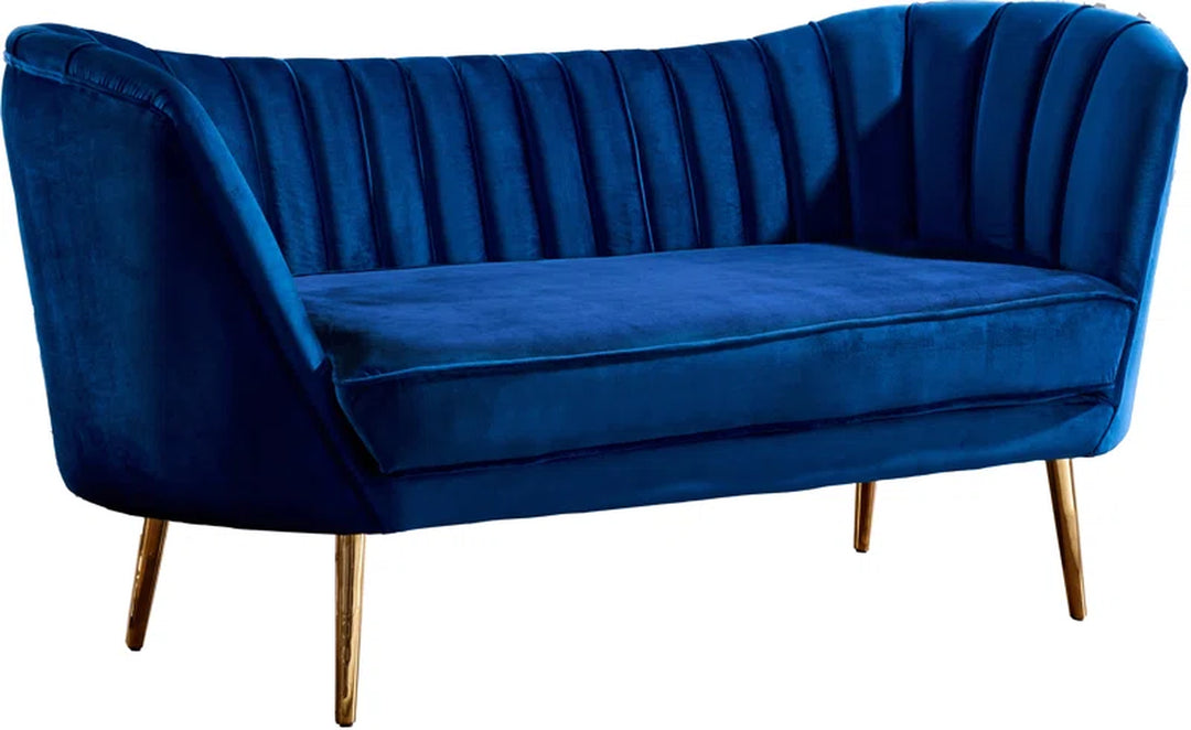 Tiberius 65'' Velvet Loveseat