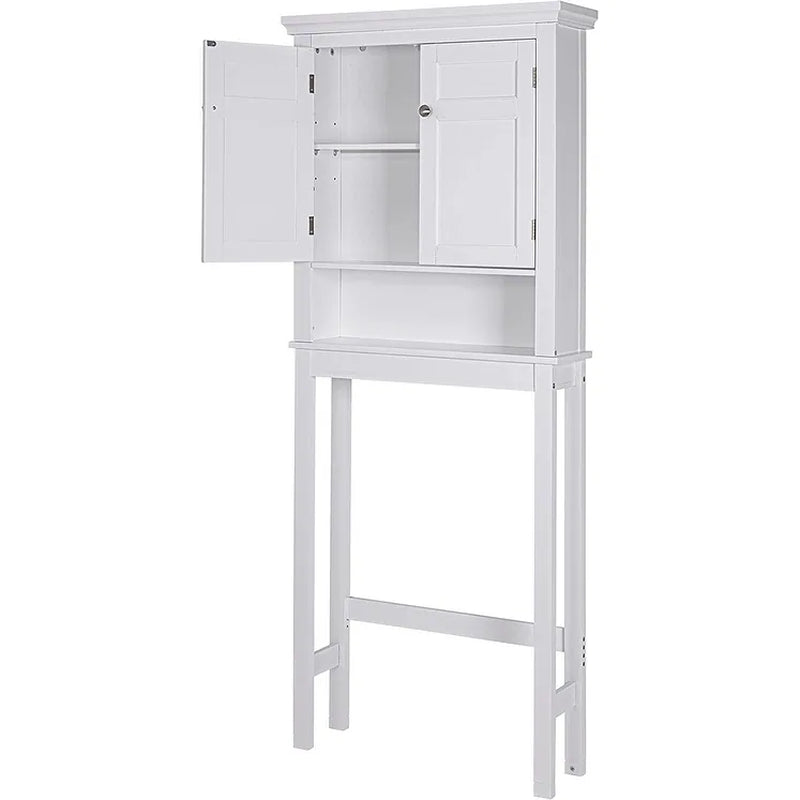 Spirich Home Bathroom Shelf Over-The-Toilet, Bathroom Spacesaver, Bathroom Bathroom Storage Cabinet Organizer with Drawer
