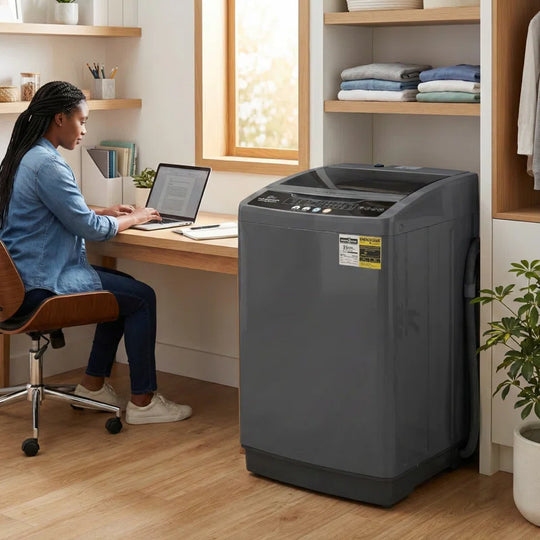 20 Lb Capacity Portable Washing Machine with Turbo Wash Technology - 2-In-1 Washer & Spin Dryer Combo