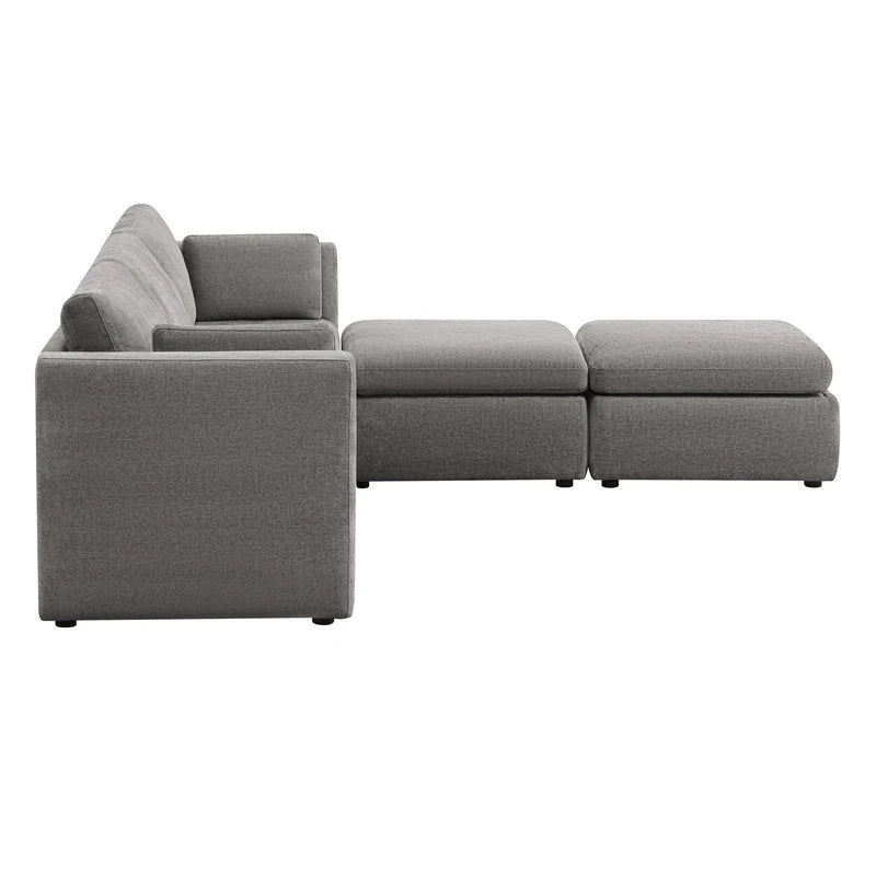 Mia Oversized Modular Sectional Fabric Sofa
