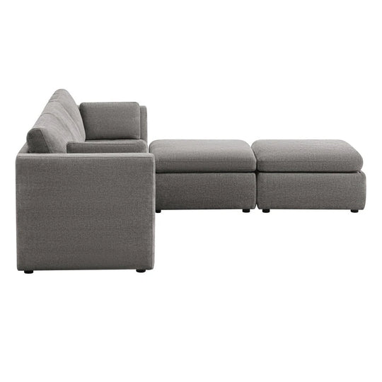 Mia Oversized Modular Sectional Fabric Sofa