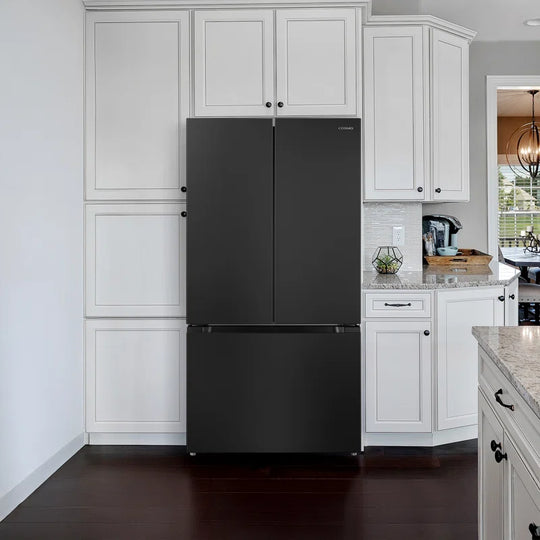 36 In. Vista Collection 27.4 Cu. Ft. French Door Refrigerator, Freezer Drawer, Water Dispenser, Ice Maker, Matte Black