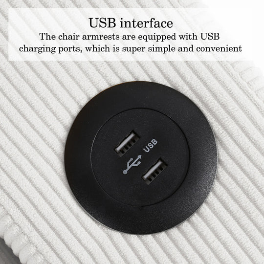 3-In-1 Pull-Out Sleeper Sofa Bed Convertible Adjustable Multi-Functional Loveseat with USB Port