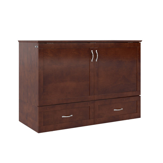 Hamilton Murphy Bed Chest with Mattress and Storage Drawer