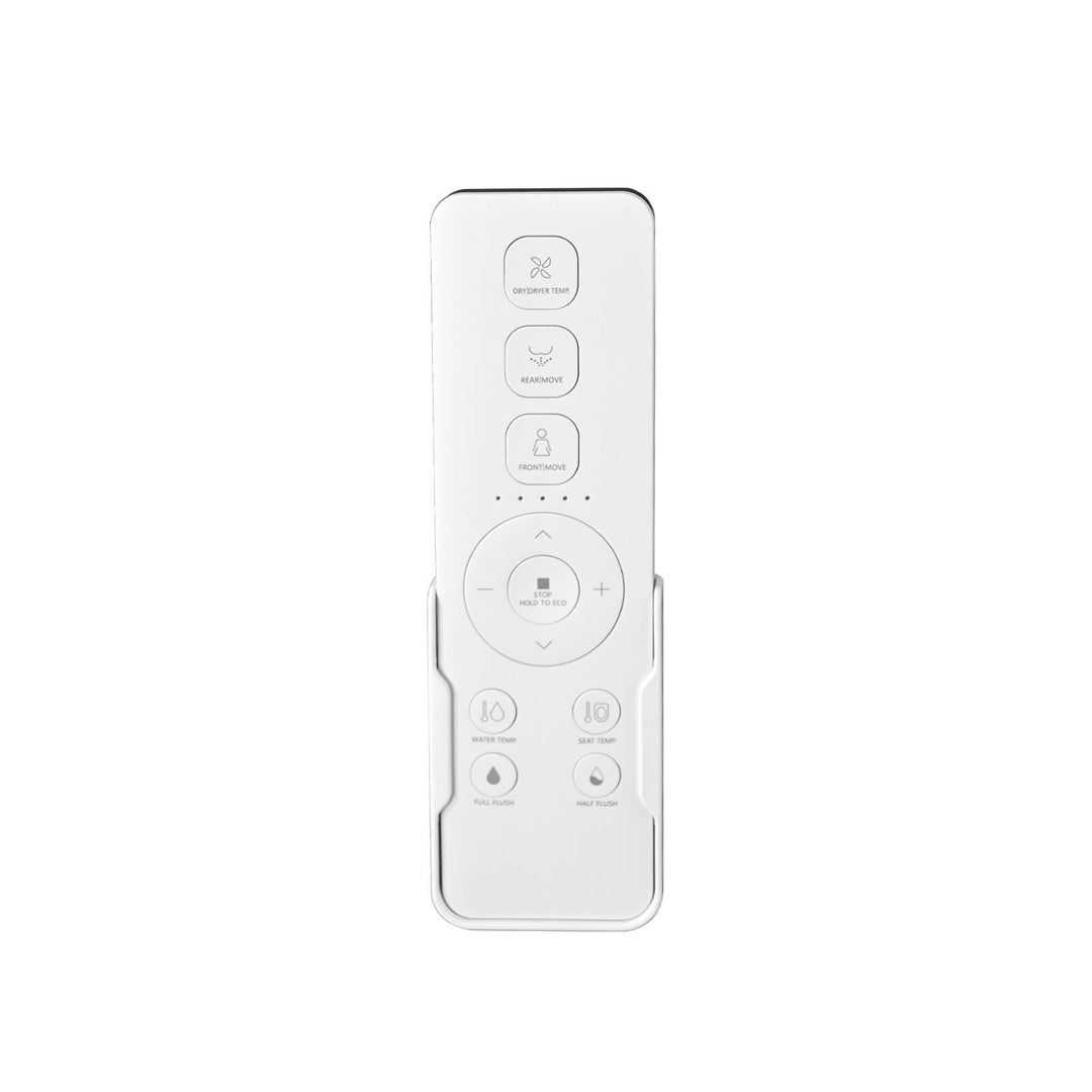 Smart Toilet Bidet Combo with Self-Cleaning Nozzle, Heated Seat, Night Light, Knob Control, Power Outage Flushing, Soft Close