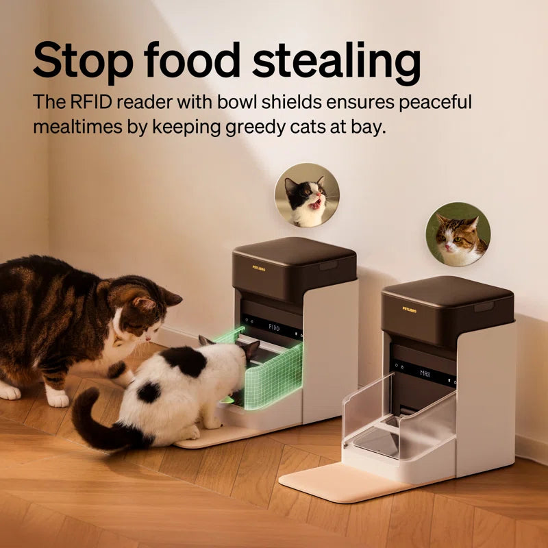One RFID Automatic Feeder with Smart APP Control, Coffee, 3L, 1 Count