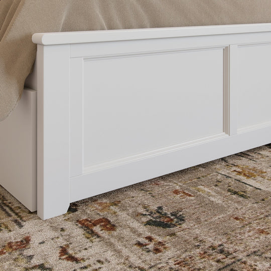 Madison Platform Bed with Matching Footboard & Trundle