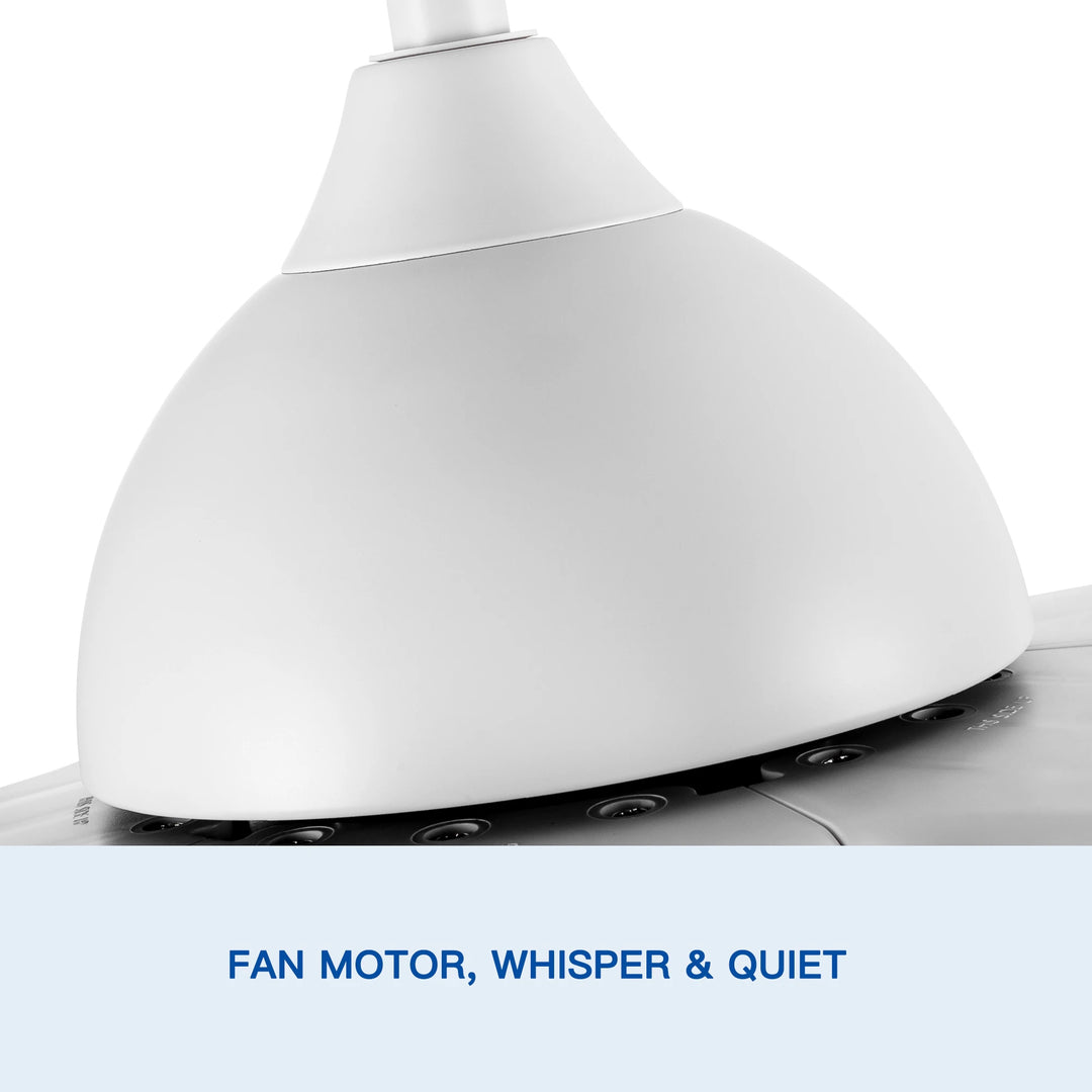 Sofucor 52/60 Inch Ceiling Fan with Integrated LED Light and Remote Control Quiet DC Motor