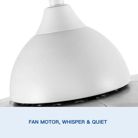 Sofucor 52/60 Inch Ceiling Fan with Integrated LED Light and Remote Control Quiet DC Motor