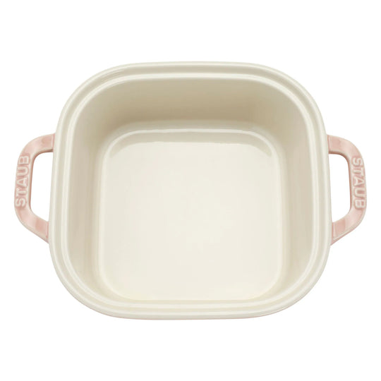 Ceramic 4-Pc Baking Pans Set, Casserole Dish with Lid, Brownie Pan, Pastel