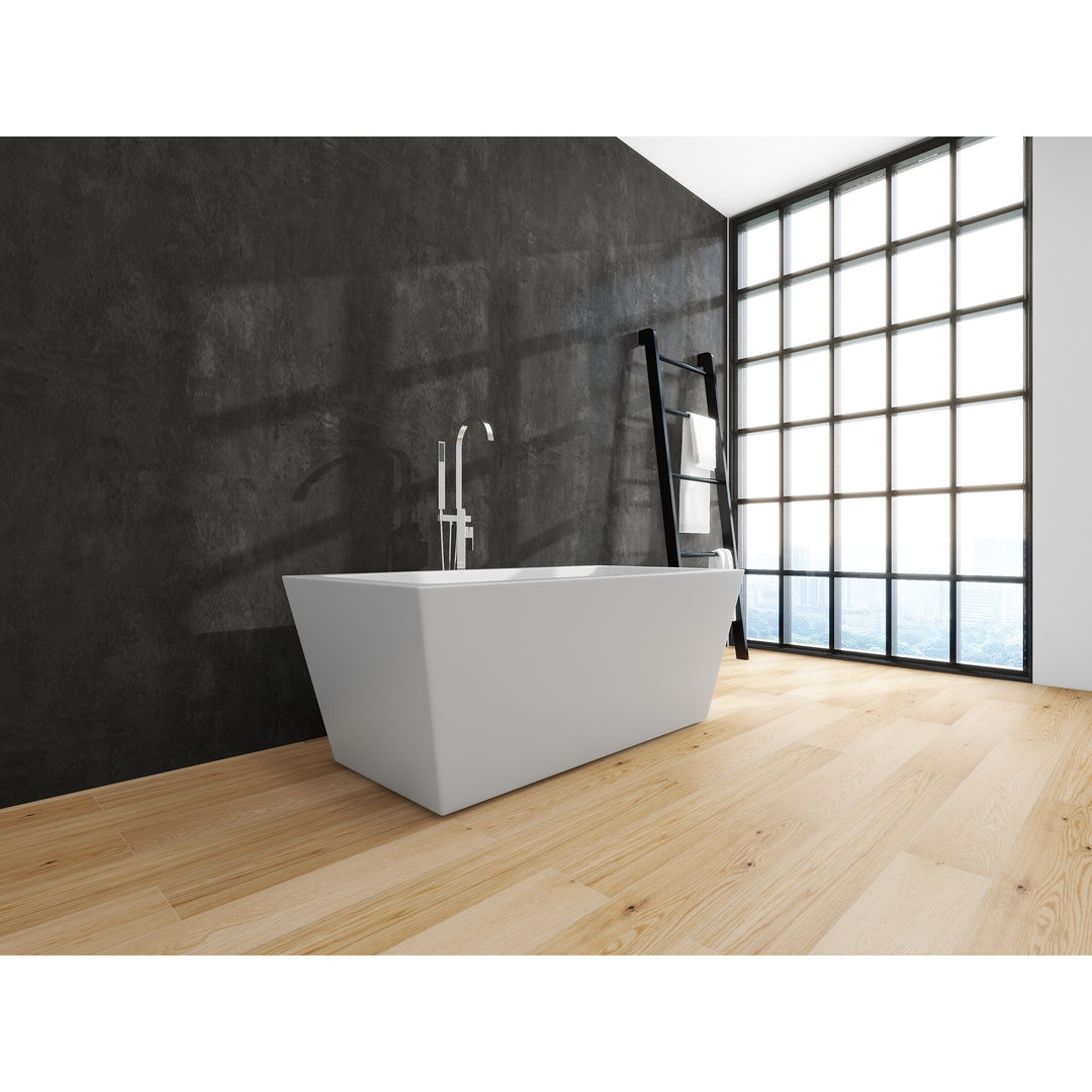 67" Acrylic Freestanding Soaking Bathtub